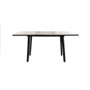 Стол ВВР Миллер бискайская сосна/черный №3, Пластик 120-160/80